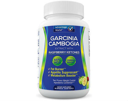 Advantage World Garcinia Cambogia Supplement for Appetite Suppression