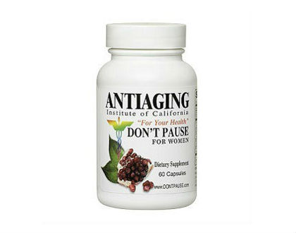 Antiaging Don’t Pause for Women Supplements