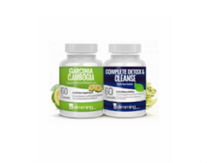 Garcinia Cambogia and Detox Combo Pack Supplement for Appetite Suppressant