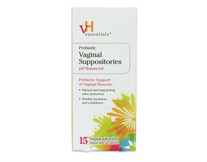 VH Essentials Prebiotic Vaginal Suppositories for yeast infection