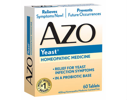 AZO Products yeast homeopathic medicine