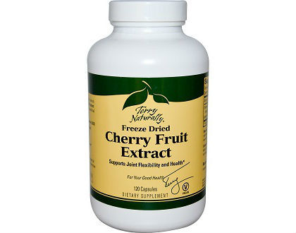 Terry Naturally Vitamins Cherry Fruit Gout Supplements for Controlling Symptoms of Gout