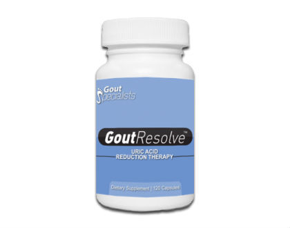 Gout Resolve Uric Acid Reduction Therapy Supplement for Gout Relief