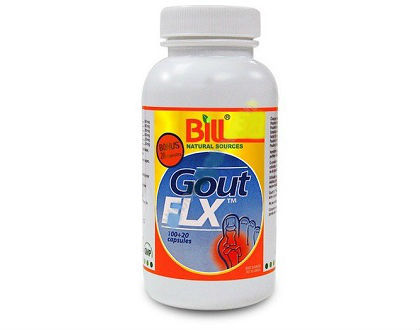 GoutFLX 120 capsules Supplement for Relief of Gout Pain