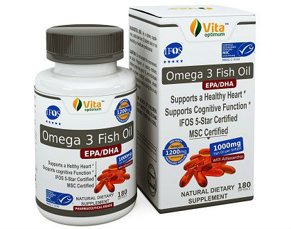 Vita Optimum Omega 3 Fish Oil supplement
