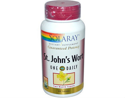 Solaray St. John's Wort Supplement for Anxiety Reduction