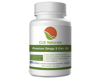 Premium Omega 3 Fish Oil CLS Naturals supplement