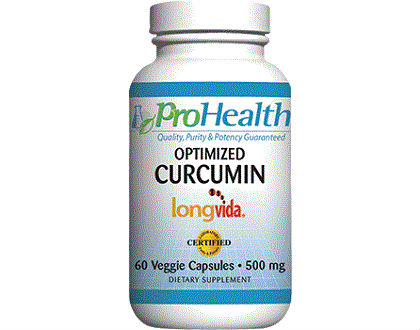 ProHealth Optimized Curcumin Longvida turmeric supplement