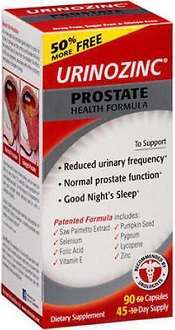 Urinozinc Prostate Health supplement