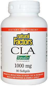 Natural Factors CLA Tonalin Supplement for Fat Burning