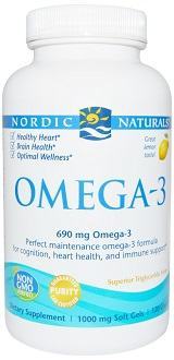 Nordic Naturals Omega-3 fish oil supplement