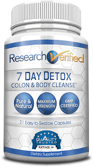 Research Verified 7 Day Detox Supplement for Colon Cleanse