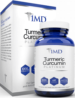 1MD Turmeric Curcumin Platinum supplement