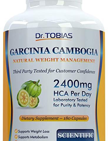 Dr Tobias Garcinia Cambogia Supplement for Appetite Suppression