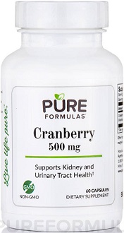 Pure Formulas Cranberry supplement