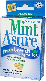 Rainbow Light MintAsure Fresh Breath Capsules Supplement to Promote Fresh Breath