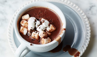 keep hydrated with hot chocolate