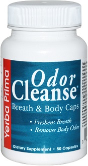 Yerba Prima Odor Cleanse Supplement for Controlling Bad Breath and Body Odor