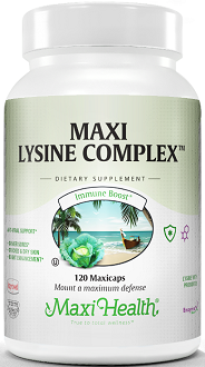 Maxi Health Maxi Lysine Complex Supplement for General Health