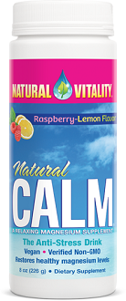 Natural Vitality Natural Calm Supplement to Ease Anxiety