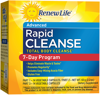 Renew Life Advanced Rapid Cleanse Supplement for Intestinal Cleanse