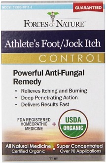 Forces of Nature Athlete's Foot Jock Itch Control Anti-Fungal Remedy