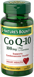 Nature's Bounty CoQ10 Supplement for Cardiovascular Health