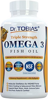 Dr Tobias Omega 3 Fish Oil Triple Strength supplement