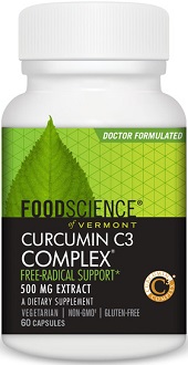 Food Science of Vermont Curcumin C3 Complex supplement