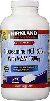 Kirkland Signature Glucosamine HCI with MSM Review