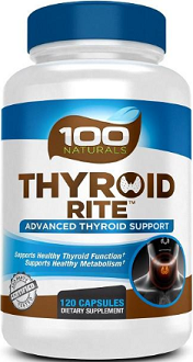 100 Naturals Thyroid Rite for Thyroid health