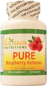 Biotech Nutrition's Pure Raspberry Ketones supplement