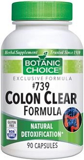 Botanic Choice Colon Clear Formula Supplement to Aid in Digestive Health