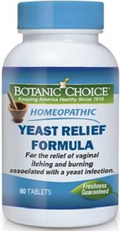 Botanic Choice Homeopathic Yeast Relief Formula supplement