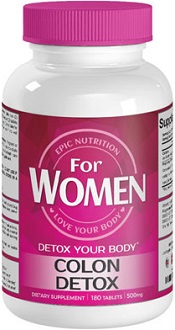 Epic Nutrition For Women Colon Detox Supplement for Colon Detox