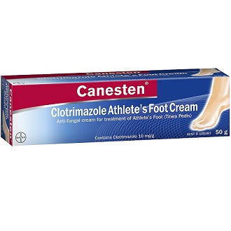 Canesten Clotrimazole Athlete's Foot Cream for Athlete's Foot