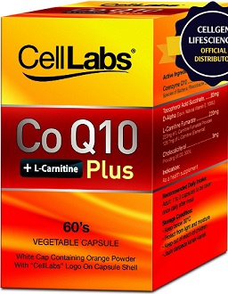 Cell Labs CoQ10 Plus for Health & Well-Being