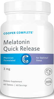 Cooper Complete Melatonin Quick Release for Jet Lag