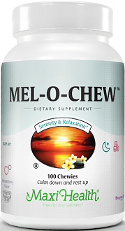 Maxi Health Mel-O-Chew for Jet Lag