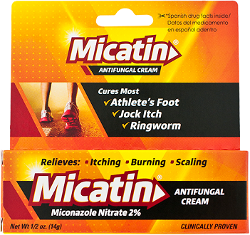 Micatin Antifungal Cream for Athlete's Foot