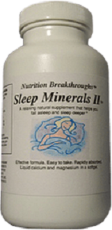 Nutrition Breakthroughs Sleep Minerals II for Insomnia