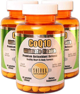 Saturn Supplements CoQ10 for Health & Well-Being