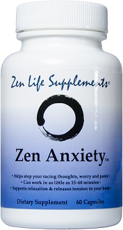 Zen Life Supplements Zen Anxiety for Anxiety Relief