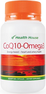 Health House CoQ10-Omega3 for Health & Well-Being