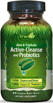 Irwin Naturals Active-Cleanse and Probiotics for Colon Cleanse