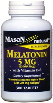 Mason Natural Melatonin for Jet Lag