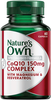 Nature’s Own CoQ10 Complex for Health & Well-Being
