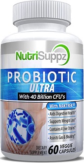 NutriSuppz Probiotics Ultra for IBS Relief