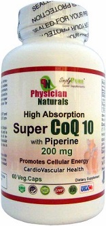 Physician Naturals Trans Super CoQ10 for Health & Well-Being