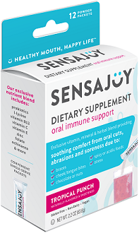 Sensajoy Oral Immune Support for Canker Sore Relief